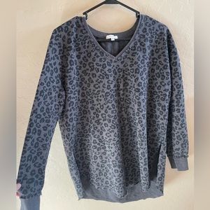Z Supply Leopard Print Top